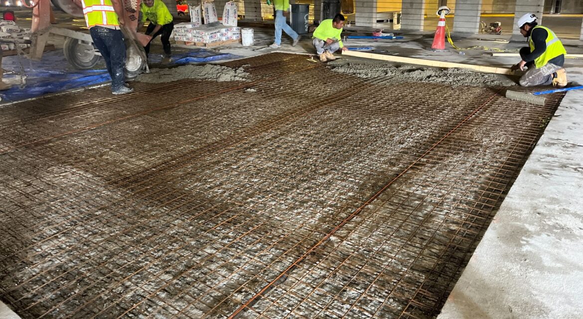 New Hanover County parking deck repairs in Wilmington, North Carolina